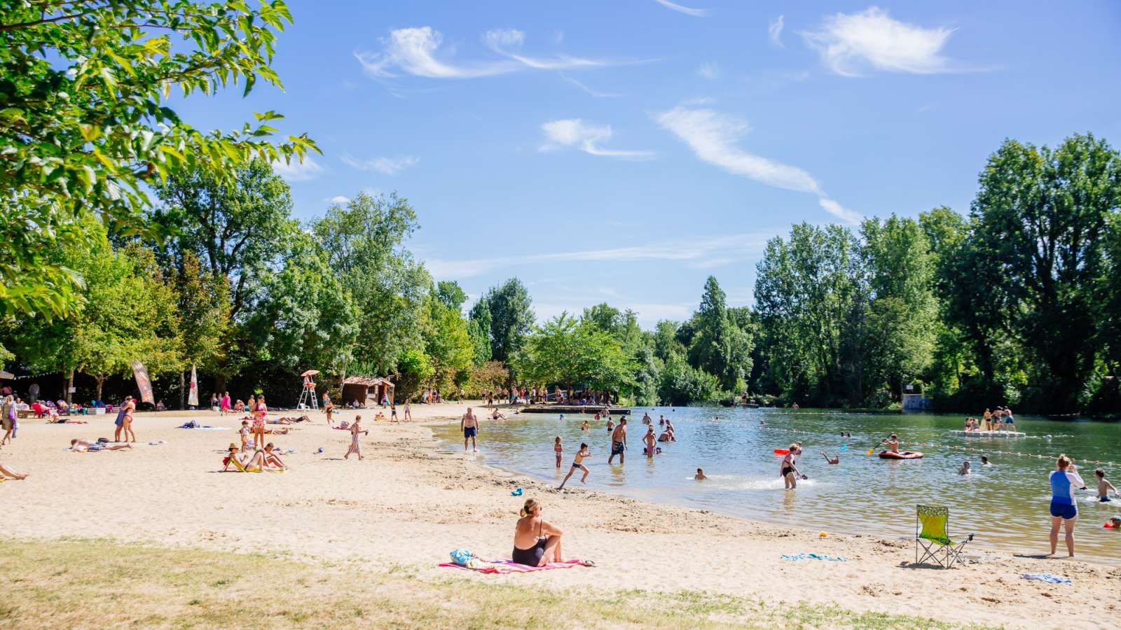 Aubeterre beach