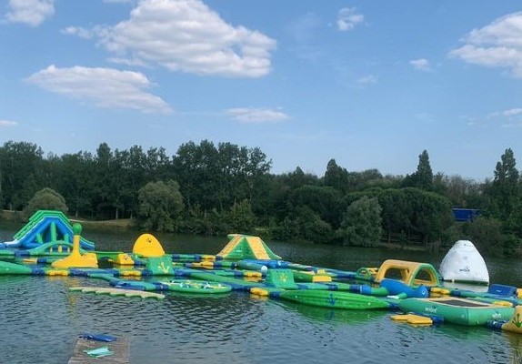 AquaJump outdoor water parc